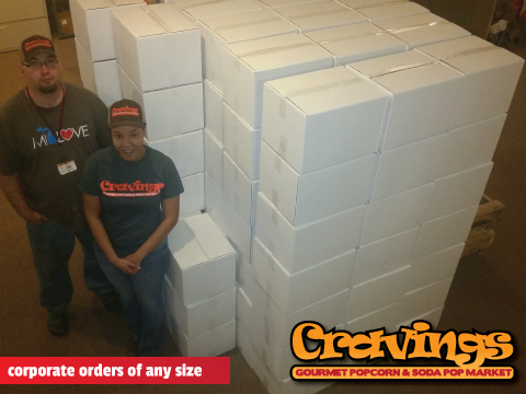 Cravings Popcorn corporate orders of any size
