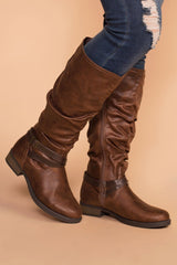 Tall Brown Riding Boots