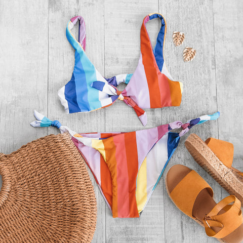 Striped Bikini | Vacay Look | Womens