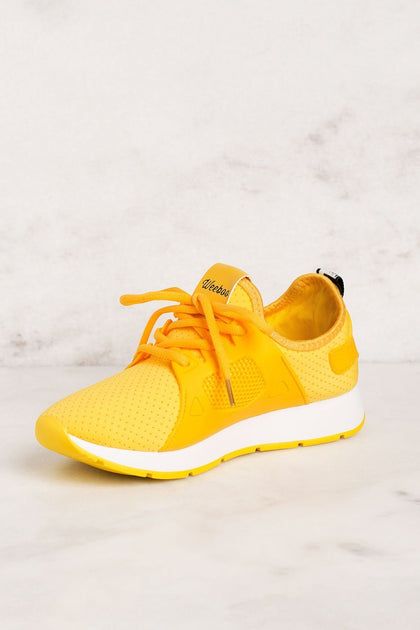 yellow sneakers shoes