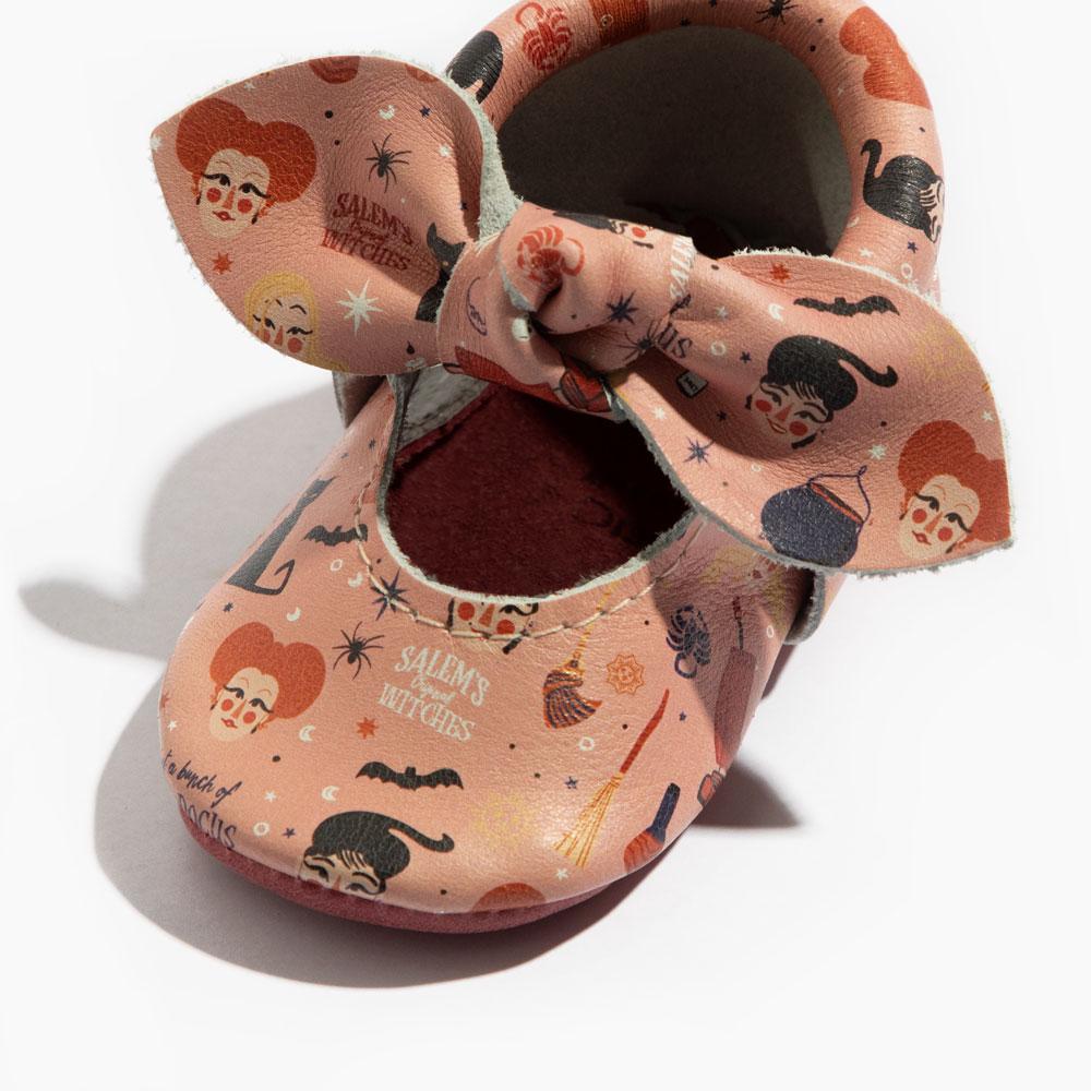 Newborn Hocus Pocus Knotted Bow Mocc Knotted Bow Mocc Newborn