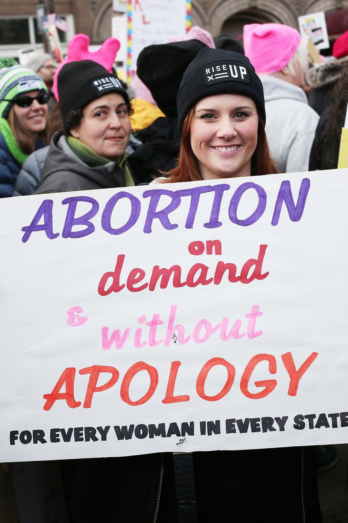 Seattle Women's March 2017 Abortion on demand without apology
