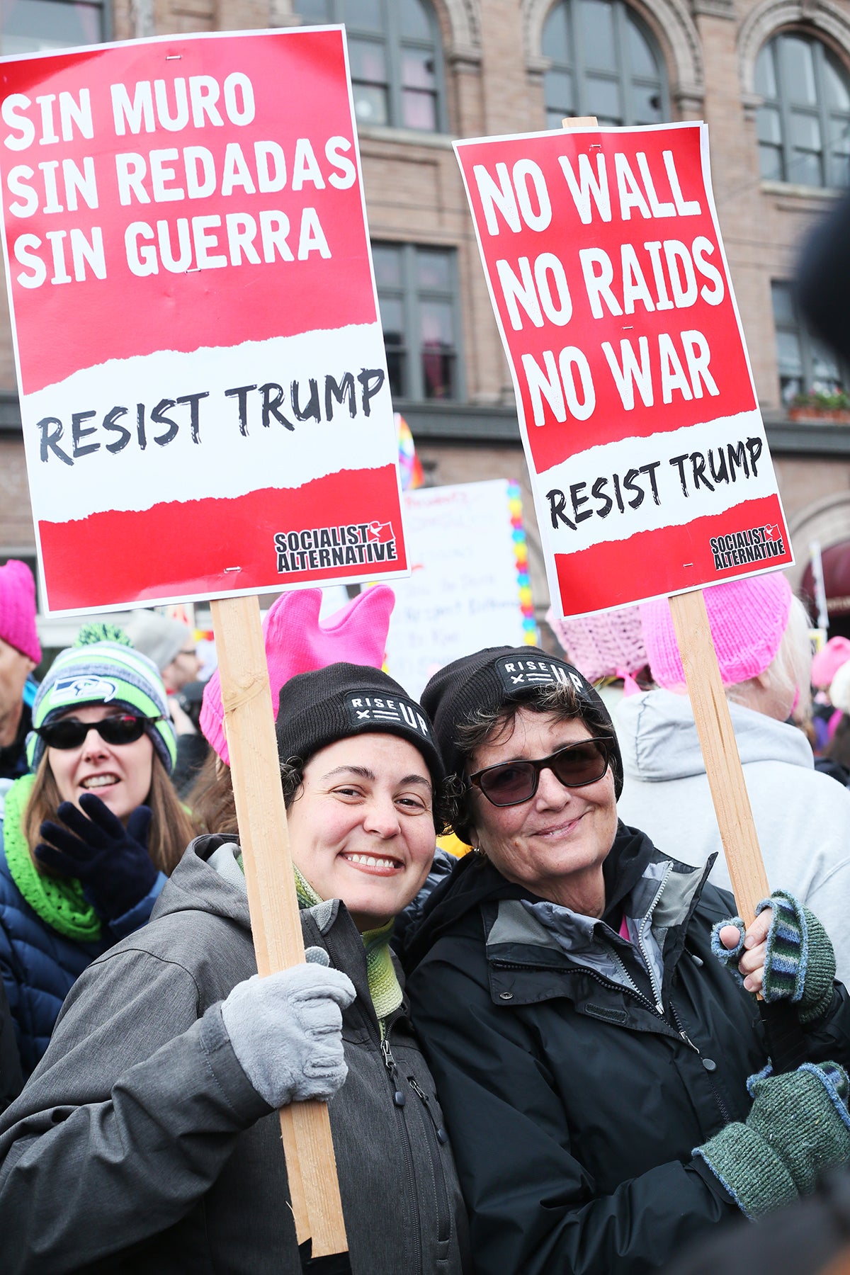 Seattle Women's March 2017 No wall no bans no war