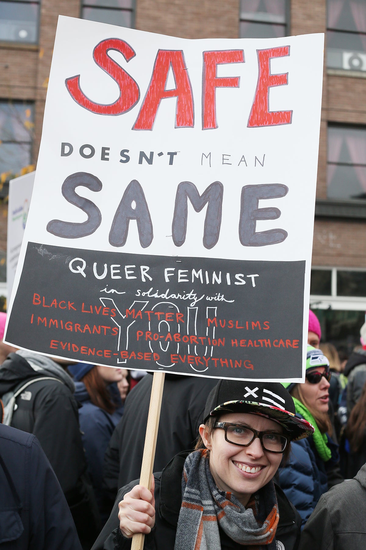 Seattle Women's March 2017 Safe Doesn't Mean Same