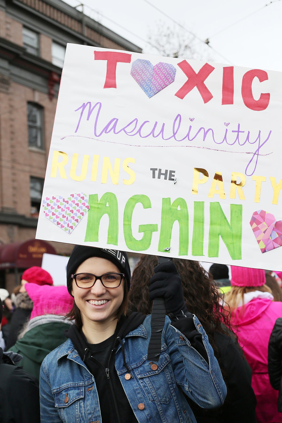 Seattle Women's March 2017  Toxic masculinity ruins the party again