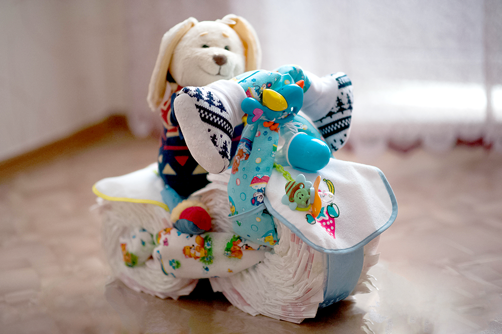 Baby Shower Diaper Cake