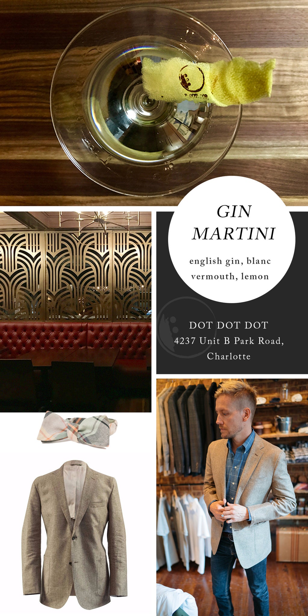 Gin Martini from Dot Dot Dot