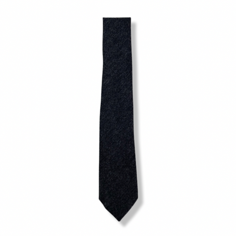 The Navy Herringbone Tie