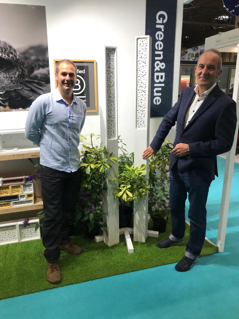 Gavin from Green&Blue with Kevin McCloud