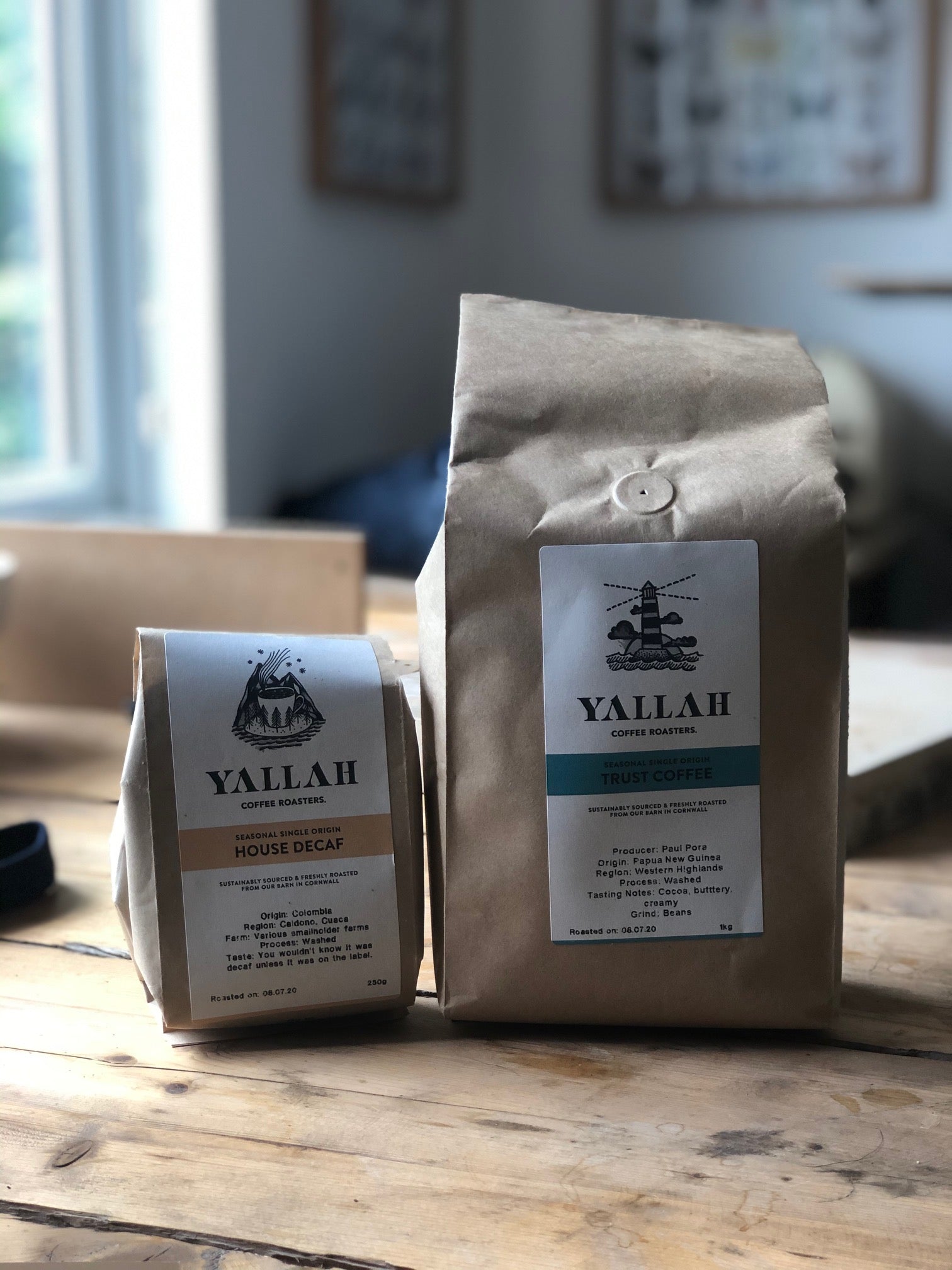 Yallah coffee in Green&Blue studio for Follow Friday competition