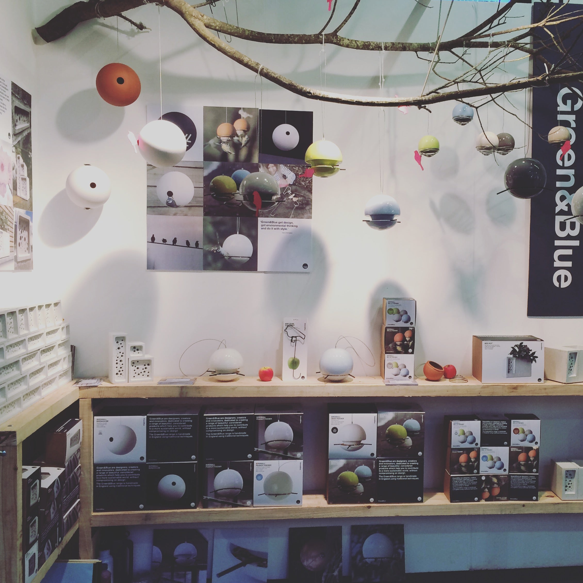 Green&Blue exhibition space at Top Drawer tradeshow