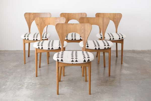 mudcloth dining chairs