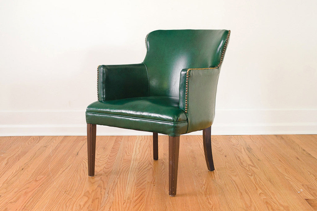 Emerald Green Accent Chair - Homestead Seattle