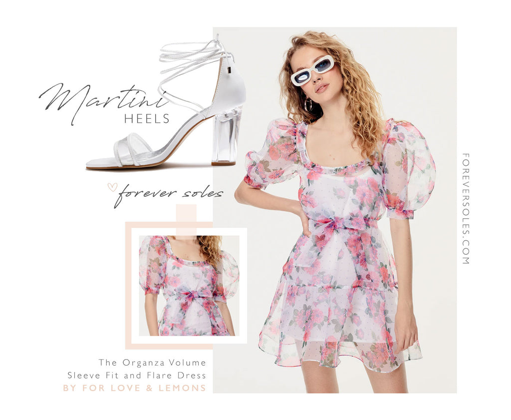 Forever Soles Martini Heels + Wedding Guest Outfit