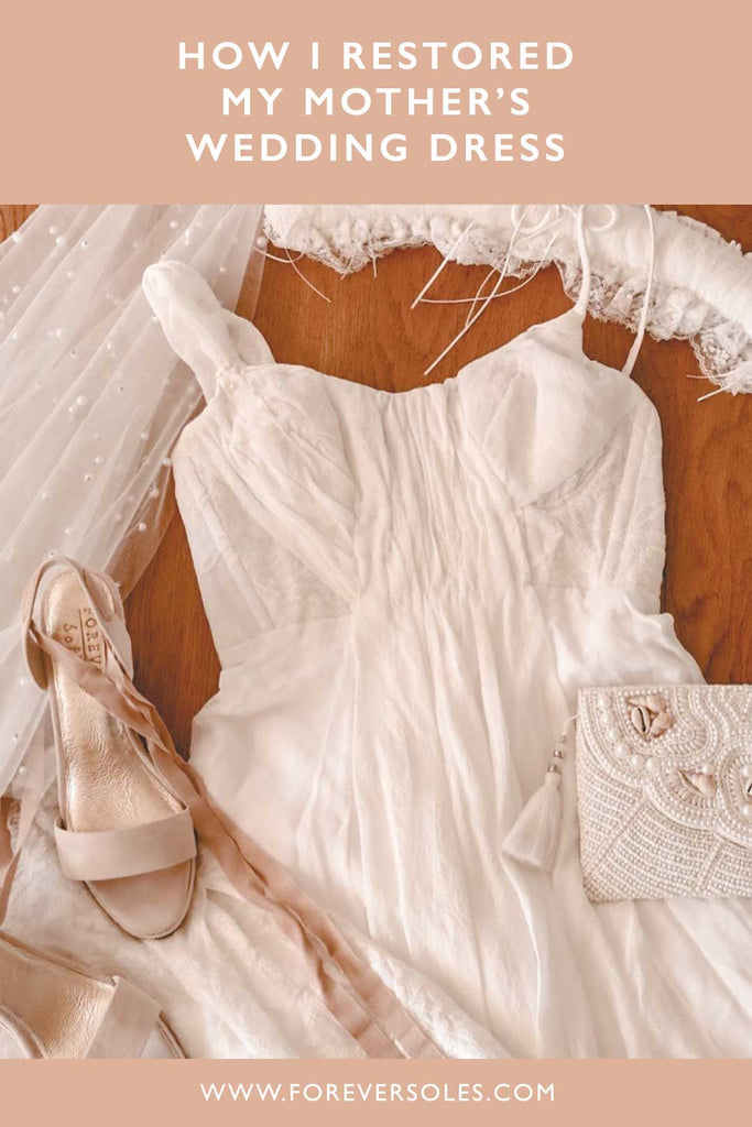 How I restored my mother's wedding dress