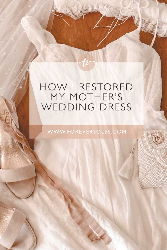 How i restored my mother's wedding dress