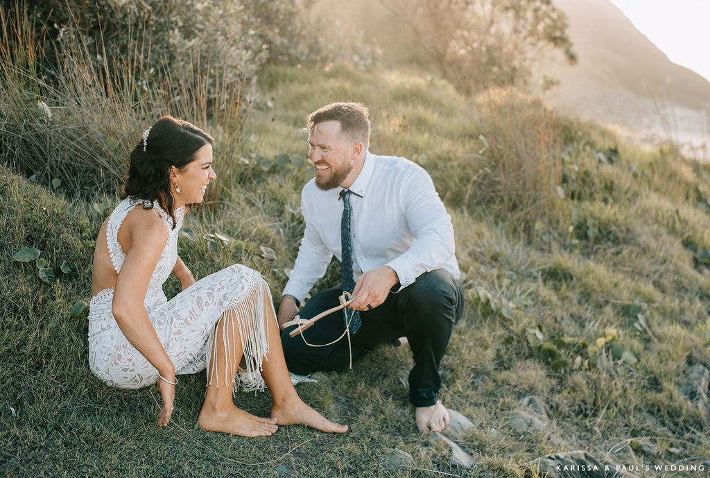 beach bride nude flats