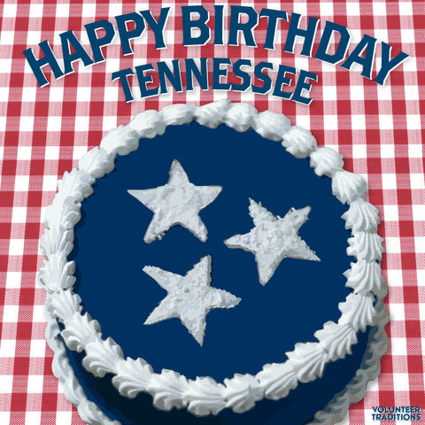 Tennessee Birthday Cake