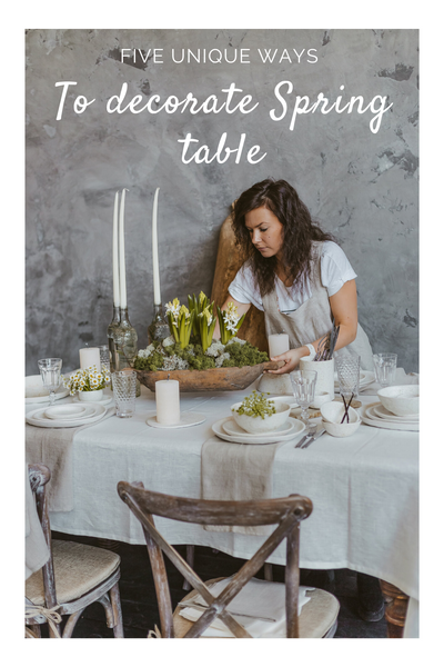DIY tips for Easter table setting