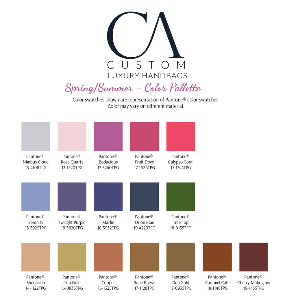 Christopher Augmon Spring/Summer Color Palette