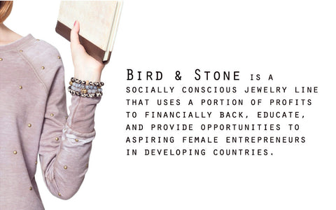 bird & stone handmade jewelry for a cause