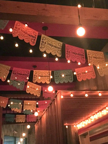 Restaurant papel picado by Ay Mujer shop