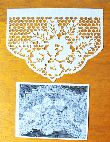 Wedding Lace papel picado by Ay Mujer Shop