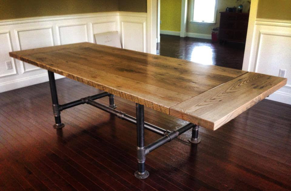 industrial pipe kitchen table