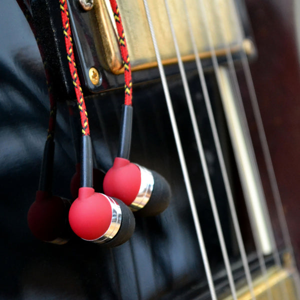 Braided Headphones & Guitar