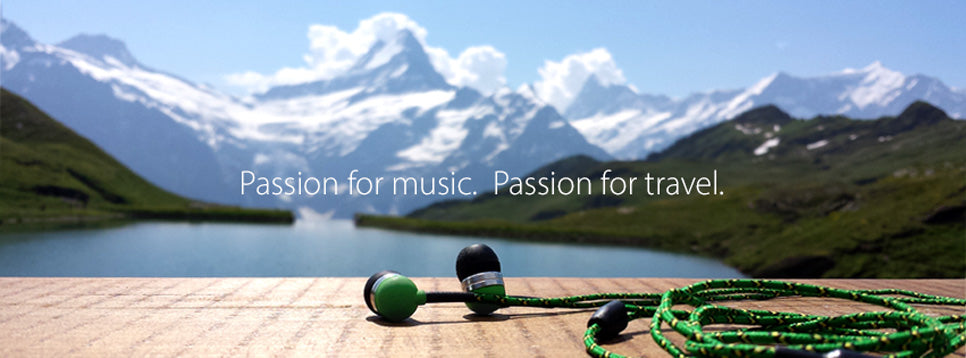 Tweedz Braided Headphones - Passion for music. Passion for travel.