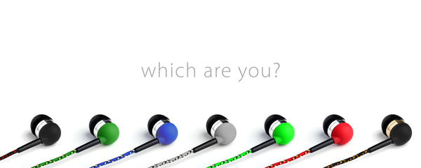 Colorful Braided Earbuds