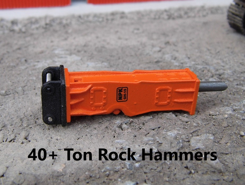 40+ Ton Rock Hammers
