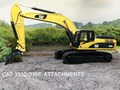Caterpillar 330D and 336E Attachments for Norscot and Diecast Masters excavators