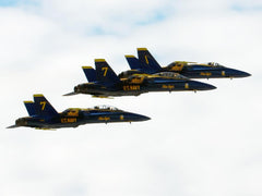 U.S. Navy's Blue Angels photo credit NASA/Kim Shiflett