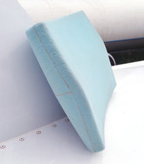 custom fabricated SunMate back cushion for glider pilot seat