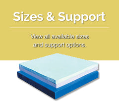 Cushion Size and Support Options