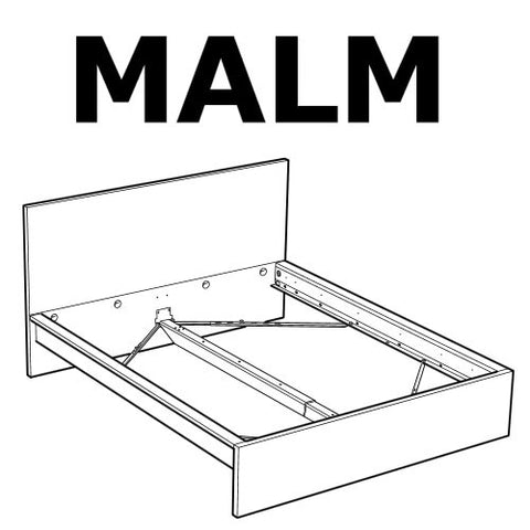 IKEA MALM Bed Frame HIGH Bed Replacement Parts SFP_01_MALM_BED