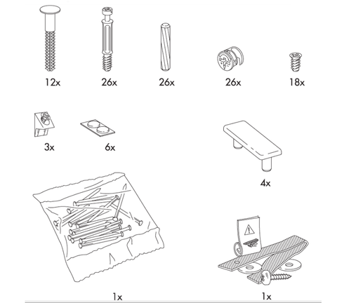 Ikea Rast Dresser Replacement Parts