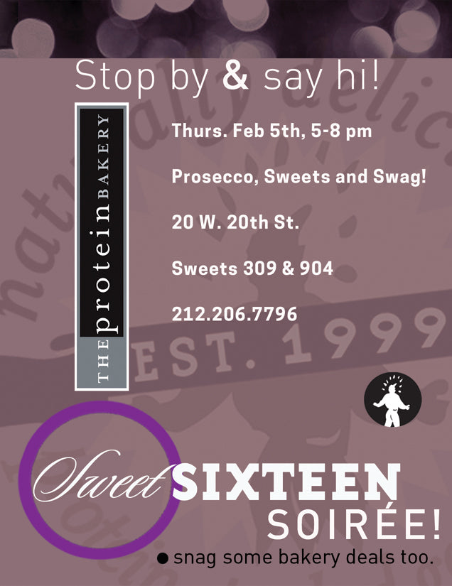 Stop by and say hi! Prosecco, sweets, and swag!