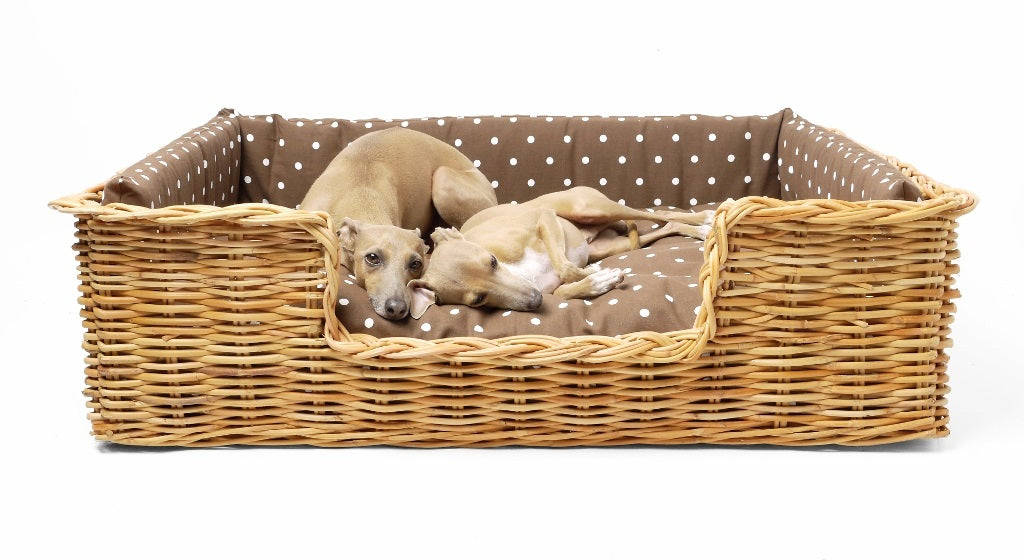 Luxury Rattan Dog Basket by Charley Chau