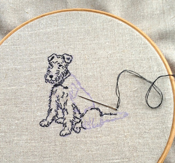 Edwyn UK - hand embroidered linen 