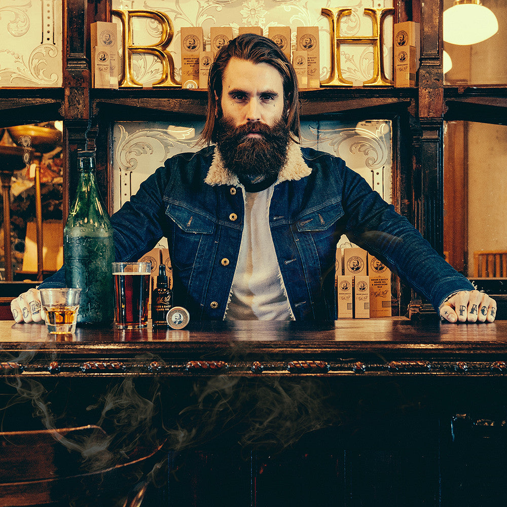 Ricki Hall Booze & Baccy Beard Oil & Moustache Wax