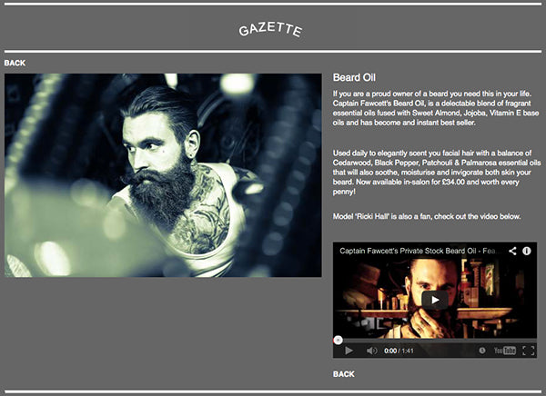 Joe and Co. lavish praise on Captain Fawcett's beard oil