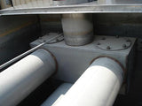 Cleanout ports for flue gases