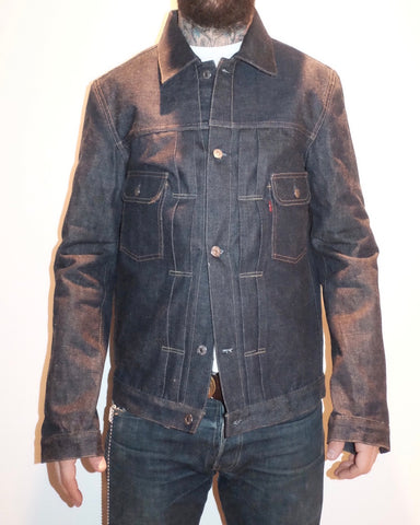 TCB 50s type 2 style jacket unsanforized Japanese Selvedge denim 