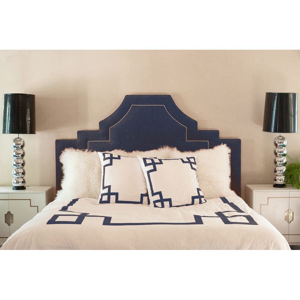 Navy Key Duvet Cover Jill Sorensen Lifestyle