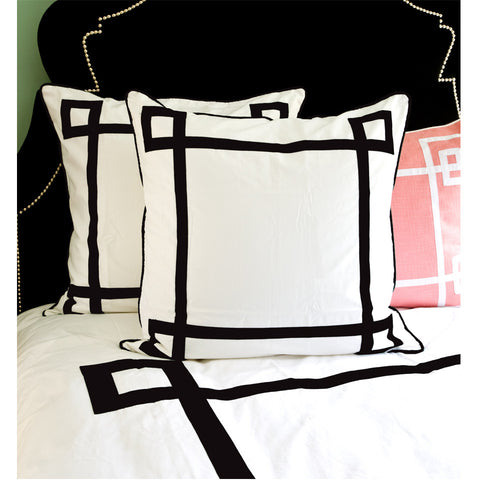 Black Lucky Euro Sham