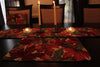 Tache 4 Pc Warm Colorful Thanksgiving Leaves Fall Foliage Tapestry Placemat Set - Tache Home Fashion