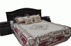 Tache 3 to 5 Piece Red Floral Chenille Yuletide Blossoms Woven Bedspread Quilt Set - Tache Home Fashion