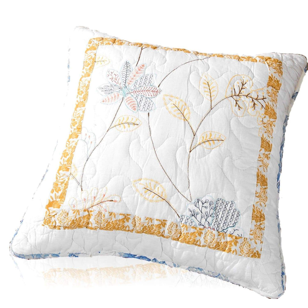 blue floral cushion covers